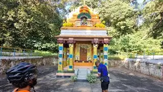 Cycling to Bhadrakali temple near Galibeedu (Coorg)