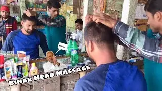 Bihar Head Massage | Ravinder Gives The Best Head & Upper Body Massage | Desi Video