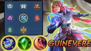 GUINEVERE BUILD AND EMBLEM 2023 | GUINEVERE BEST BUILD 2023 - MOBILE LEGENDS