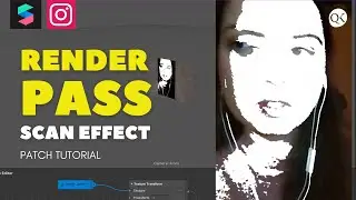 Spark AR Render Pass Scan Effect with Color Sampler