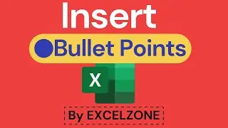 Add Bullet Points in your worksheet | Excel