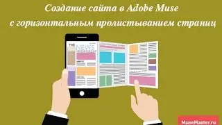 22. Создание мобильного сайта в Adobe Muse с горизонтальным пролистыванием страниц