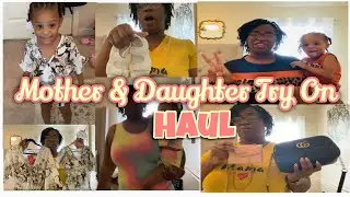 MOTHER AND DAUGHTER TRY ON HAUL//SHEIN AND PAT PAT CLOTHING HAUL//MATCHING CLOTHES, PURSES & SHOES