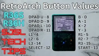 RetroArch Button Values on the R36S & R36H