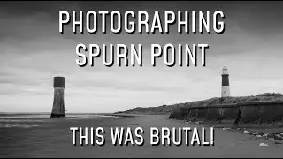 Black And White Photography Along Spurn Point - This Was Brutal!