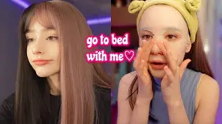 Get unready with me! + night time skincare routine ♡