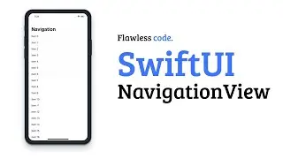 Navigation View SwiftUI | Flawless code | Swift UI