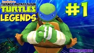 TMNT Legends - Walkthrough Part 1 (Leonardo Goes To Save The Brothers)