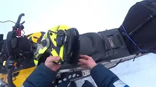 Снегоходы BRP сани Snowtrail апрель и дрова))
