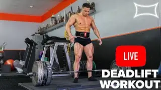 LIVE DEADLIFT Workout | Ft. Nick Wright