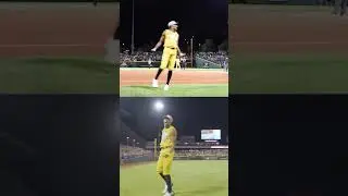 Cameraman did an insane job filming this athlete’s celebration | #baseball #trending