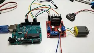 How to connect Arduino to H Bridge to control motors