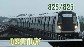 [Debut/825-826] Alstom Movia R151 First Day Of Revenue Service