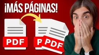 Cómo AGREGAR PÁGINAS a PDF | AÑADIR UNA HOJA o MÁS en PDF