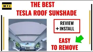 Tesla Roof SunShade Otrifowd MagShade Tesla MagShade