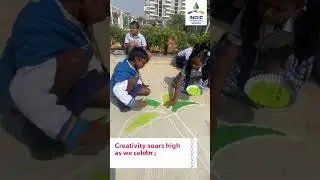 Rangoli competition at Indic International School