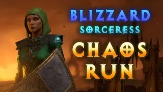 How to do FAST Hell Chaos Runs With Blizzard Sorceress Cold Only Diablo 2 Resurrected MF Run Example