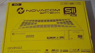 Novacom Spybox S11 CI Plus 4K Android Uydu Alıcı Kutu Açılış