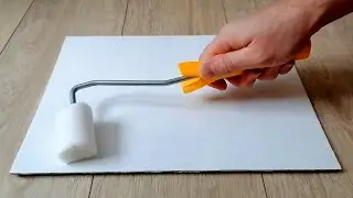 Paint Roller For Painting? Yes, Sure! Abstract Acrylic. Work #116
