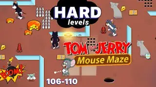Tom and Jerry mouse maze (106-110 levels! HARD!)