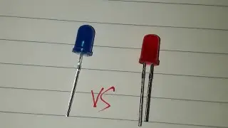Red led vs Blue led 😳 it suprises me
