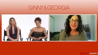 GINNY & GEORGIA (SEASON 2)  ANTONIA GENTRY and BRIANNE HOWEY  INTERVIEW (2022)