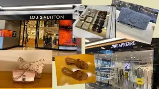 COME WITH ME TO LOUIS VUITTON 🤎 AND ZADIG & VOLTAIRE 🎸