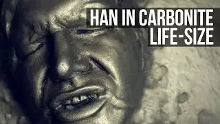 Han In Carbonite Life Size Build -Step by Step Build from Wood Frame, 3D Printing to Electronics