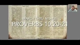 Proverbs 10:20-21 