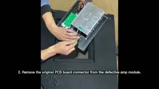 Sound Town METIS-15PWG/METIS-18PWG | How to replace or install the plate amplifier module.