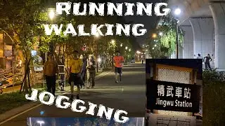 Staying fit and healthy, papawis sa gabi #jogging #walking  #running