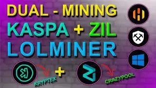 KASPA+ZIL | ЭКОНОМНЫЙ ДУАЛ МАЙНИНГ | НАСТРОЙКА LOLMINER В HIVEOS, RAVEOS И WINDOWS | POOL KRYPTEX