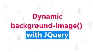 Dynamic Background Image with JQuery - (CSS Background Image with JQuery)