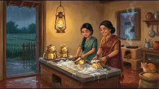 South Indian Village Rain Ambience 🌧️ | 