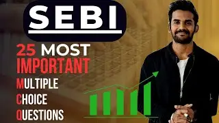 Best 25 MCQs on SEBI | The Commerce Show