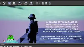 Unreal Studies #1 - blueprints and blend shapes