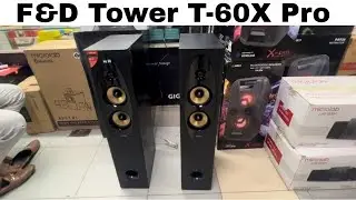 F&D Tower T-60X Pro bluetooth speaker | FM TECH |