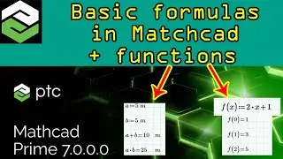 MATHCAD | BASIC AND FUNCTION INPUT |