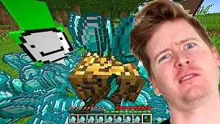 Sapnap's Minecraft, But Item Drops Are Random And Multiplied Reaction