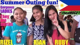 Beautiful Girls of Manila Philippines Went Swimming! A Trip to a Pool Resort in Manila. Filipinos!