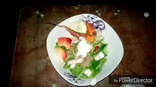 Салат с новым другом.