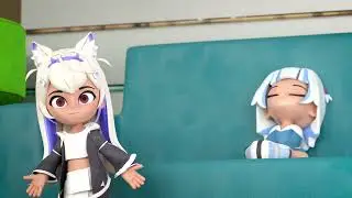 Fuwawa  is not Mococo | Hololive Animation
