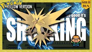 Is Zapdos the best legendary bird? | Pokémon Yellow Solo Run