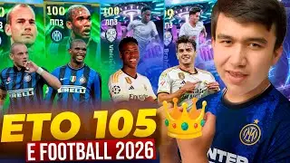 EFOOTBALL 2026 ETOO + VINI PACK OPENING + GAMEPLAY | UZBEK TILIDA 🔥🇺🇿