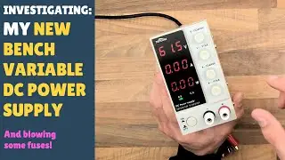 INVESTIGATING: My New Bench Desktop Variable Power Supply! It's So Small!