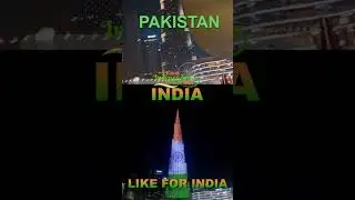 Pakistan flag on burj khalifa vs Indian flag...'तुम्हारे साथ प्रैंक हो गया पाकिस्तानियों',
