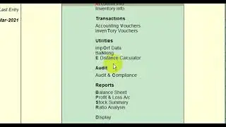 Free Tally TDL  for Tally E Way Bill Distance Kilometre calculator