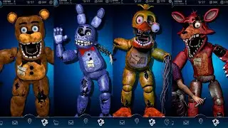 Damaged Animatronics - Workshop Animations FNAF AR - Compilation - compilación