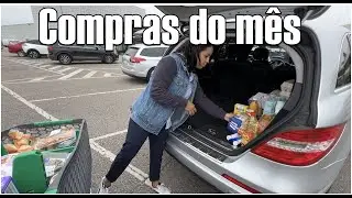 COMPRAS DO MÊS  🛒 Ganhamos 50 euros de cupom💰 Quanto gastamos? MERCADO EM PORTUGAL