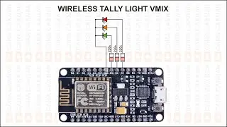 Wireless vMix Tally Light with ESP8266 (NodeMCU) Arduino IDE